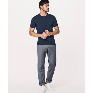 Lululemon 5 year basic tee heathered nautical navy